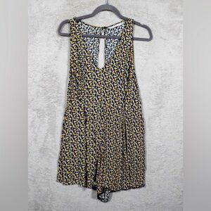 Zara viscose floral romper